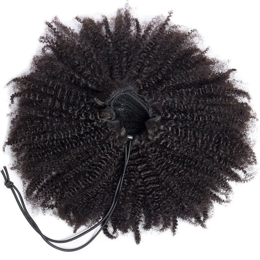 Drawstring Ponytail Human Hair Extensions