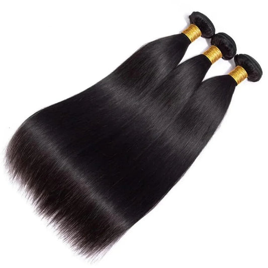 Brazilian Straight Hair Bundles  100% Unprocessed Human Hair